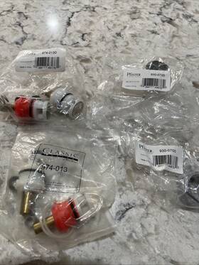930-0700 Pfister 038877461761 974-0130 Cartridge For Lavatory And Kitchen Faucets Lot Of Four