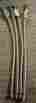 Pfx146324 Proflo Lot Of 4 3 8 Faucet Supply Stainless Steel Braid Reinforced