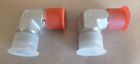 60ua-12x08 Pipe 2 4 " Elbow 1 Tube 90 3 2pcs. Degrees Parker