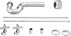 620121 Polished Chrome Belle Supply Lavatory Kit - Pedestal Foret