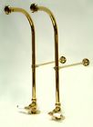 Cc452pl Polished Tub Lines Stops Brass Kingston Supply Bath Freestanding