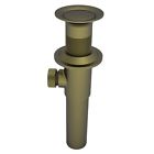 Pop-up Brasstech Overflow Drain Lavatory Brass Assembly Antique