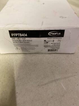 Proflo 781889135037 Pfptb404 11-7/8 Inch Adj Tubular P-trap 1-1/2 X Cast Chrome