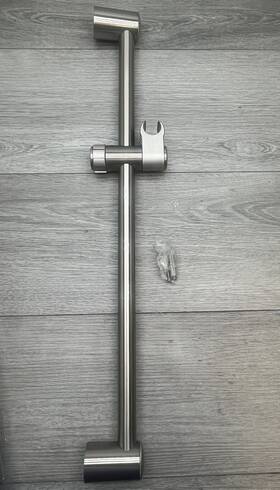 Pf14bsbn Proflo Nickel 24 Inch Sliding Hand Shower Holder With 7/8 Brass Bar Used
