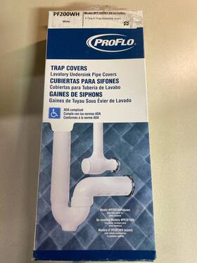 Pf200wh Proflo P-trap Cover Only - White