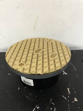 Pf42928 Proflo 6 Inch Brass Cover With 4 Abs Adjustable Cleanout - N/a