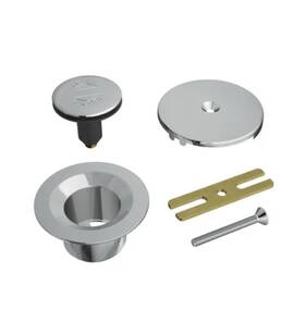 Pf622cp Proflo Alcove Tub Pop-up Drain And Overflow Cover Chrome No Screws