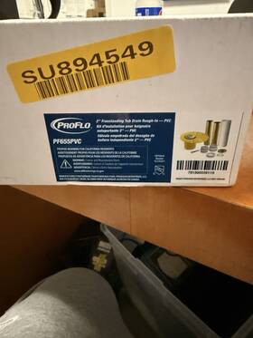 Proflo Pf655pvc 1-1/2 Inch Pvc Tub Waste Drain Kit