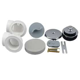 Pfwo355 Proflo Chrome Plastic Tub Drain And Overflow Elbows