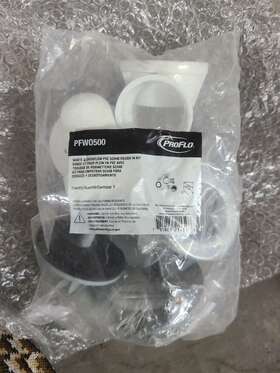 Pfwo500 Proflo Schedule 40 Pvc Waste And Overflow Rough In Kit Brand New