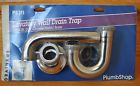 Ps311 Chrome Trap Plated .. Plumbshop Brass Wall Drain 1-1