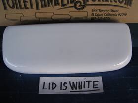 1710 R&t Tynan Proflo White Toilet Tank Lid Nice Condition 5b