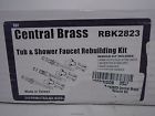 Rbk-2823 Kit Chrome Kissler Shower Central Style Rebuild Three Handle Brass