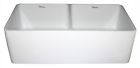Whflpln3318-w Reversible Double Bowl Kitchen Farmhaus 1118482 Fireclay Sink Id