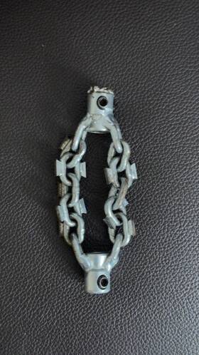 K9-102 Ridgid 66573 Flexshaft 2 Inch Chain Knocker With Penetrating Head - Good Cond