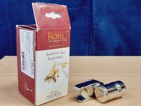 Rohl C50000pn Bossini Hand Shower Holder Wall Outlet Polish Nickel No Flange