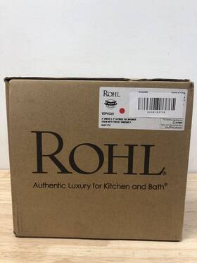 3-3143mb Rohl Sdpvc2/3-3143mb Pvc Spa Shower Drain Kit 2 Inch X 3 With Decorative Cover - Matte Black