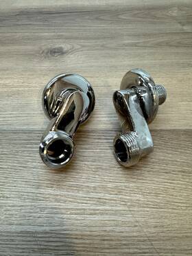Zz9314302b Rohl Zz9314302b/2 Zz9314302b/2-pn Wall Unions For Tub Fillers Polished Nickel Read