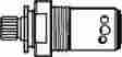 S-328-1 Larsen Supply Company Stem Central Washerless Hot 052151042156