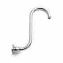 Sa928113 Naiture Ornate Offset Gooseneck Style Brass Shower Arm With Flange In 3 Finishes