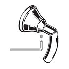 M962467-2950a Satin Lever American Nickel Standard Handle Tropic Kit