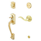 Schlage Camelot Exterior Entrance Leverset 043156196036