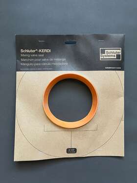 Kmsmv235 Schluter Kmsmv235/114 Systems Kerdi Mixing Valve Seal 4-1/2 Inch