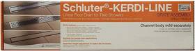 Kl1dre70 Schluter Systems Lp Clearance-schluter Kerdi-line Frameless 28 Inch Tileable Grate Assembly