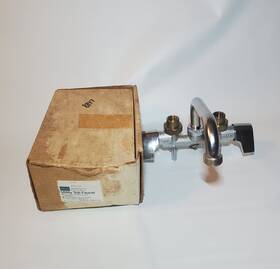 609.217610 Sears Vintage Washerless Utility Laundry Tub Faucet Top Supply Hose Connection