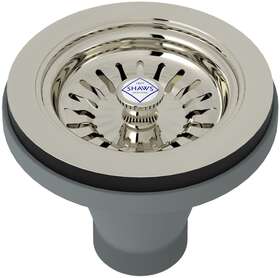 734pn Shaws 734 3-1/2 Inch Basket Strainer - Nickel