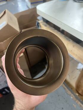 Ise10082eb Shaws 4-3/8 Inch Disposal Flange - English Bronze