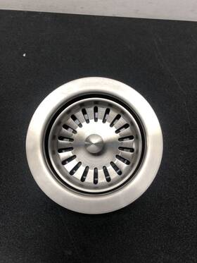 446668 Signature Hardware Sig 3-1/2 Inch Garbage Disposal Flange And Basket Strainer - Fits Sinks Up To