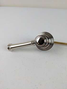446682 Signature Hardware Key West Front Mount Trip Lever Polished Nickel