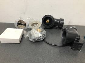 446728 Signature Hardware Abs Cable Drain And Overflow For Deep Tubs - Polished Ni