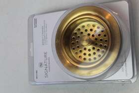 480532 Signature Hardware 3-1/2 Inch Basket Strainer For Sinks Up To 7/8 Thick