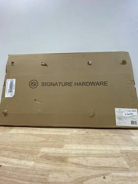 482208 Signature Hardware Stainless Steel Basin Rack 27-3/8 Inch L X 15-3/4 W