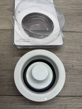 Sh162wh Signature Hardware 3-1/2 Inch Brass Disposal Flange And Stopper - Read