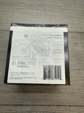 Sh163mb Signature Hardware Disposal Stopper And Flange Matte Black Used