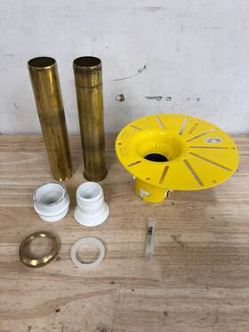 Sh653pvc Signature Hardware Freestanding Tub Drain Kit For Pvc Pipe