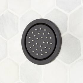 Shbs6010emb Signature Hardware Flush-mount Brass Body Spray - Matte Black