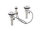 8816-0 " Sink 4.5 Cable Duostrainer Kohler White Dry Dual Strainer Brass