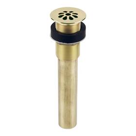 Tg01-sg Sinkology Sinksense 1.5 Inch Grid Sink Drain In Satin Gold No Overflow