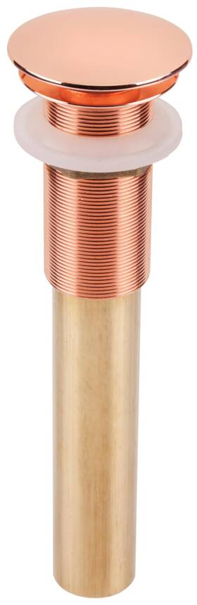 Tp01-pc Sinkology Sinksense 1.5 Inch Pop-up Sink Drain In Polished Copper No Overflow