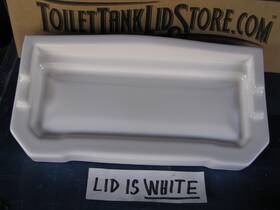 6122.025 St Thomas Creations Toilet Tank Lid Chip At Rear Corner White 5a