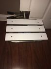 Stainless Mount Phenolic Wall Shower White Slats Bracket Seat Folding Steel