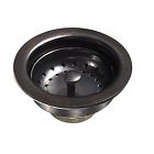 Tdb35-da Strainer Antique Copper Bar Sink 3.5 Drain Basket " Ecosinks Kitchen