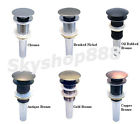 Style Drain 5 Push Umbrella Overflow Bathroom Sink Pop-up Vessel 8