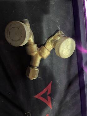 Yv-51 Superior Products Y Connector Brass Fuel Gas