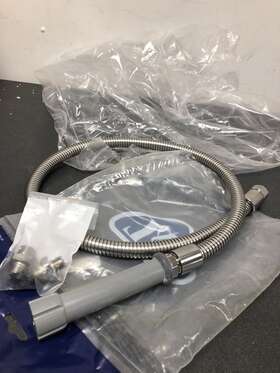 B-0044-h5 T And S Brass T&s 44 Inch Flex Stainless Steel Hose 172a 053a Adapter