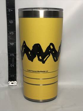 1344318 Tervis 20 Oz Charlie Brown Stripe Stainless Steel Insulated Tumbler Travel Cup
